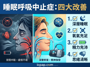 透過持續使用睡眠呼吸中止症治療儀，體驗改變人生的健康改善
