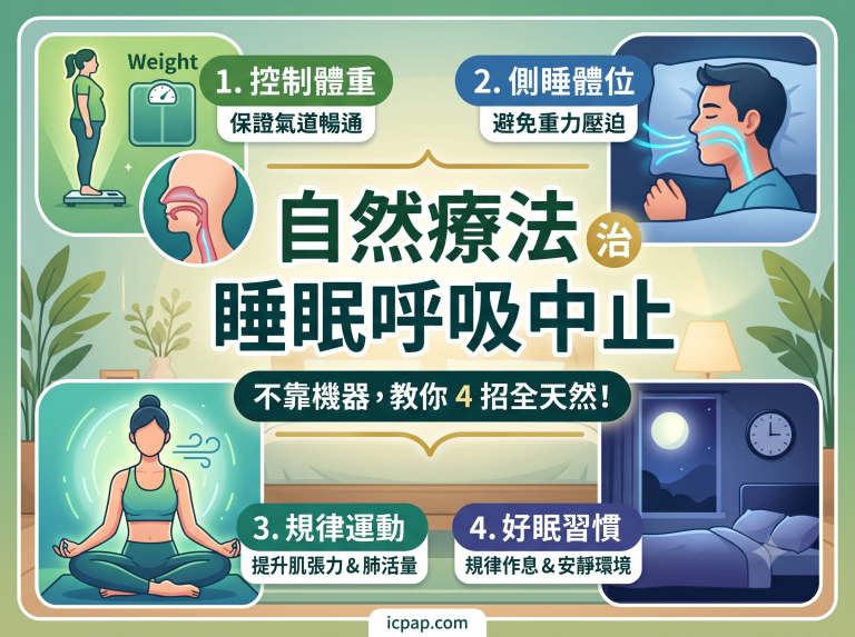 如何透過自然療法治療睡眠呼吸中止症？