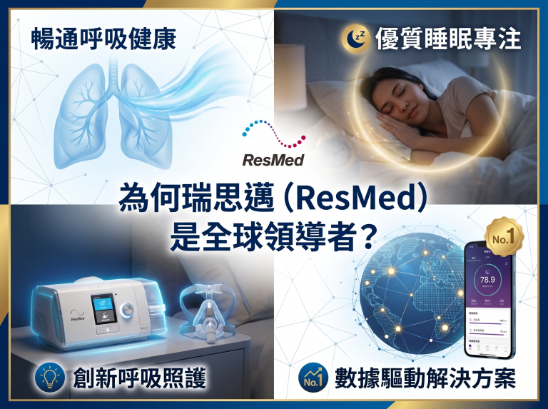 為何瑞思邁（ResMed）始終是睡眠與呼吸照護解決方案領域的全球領導者